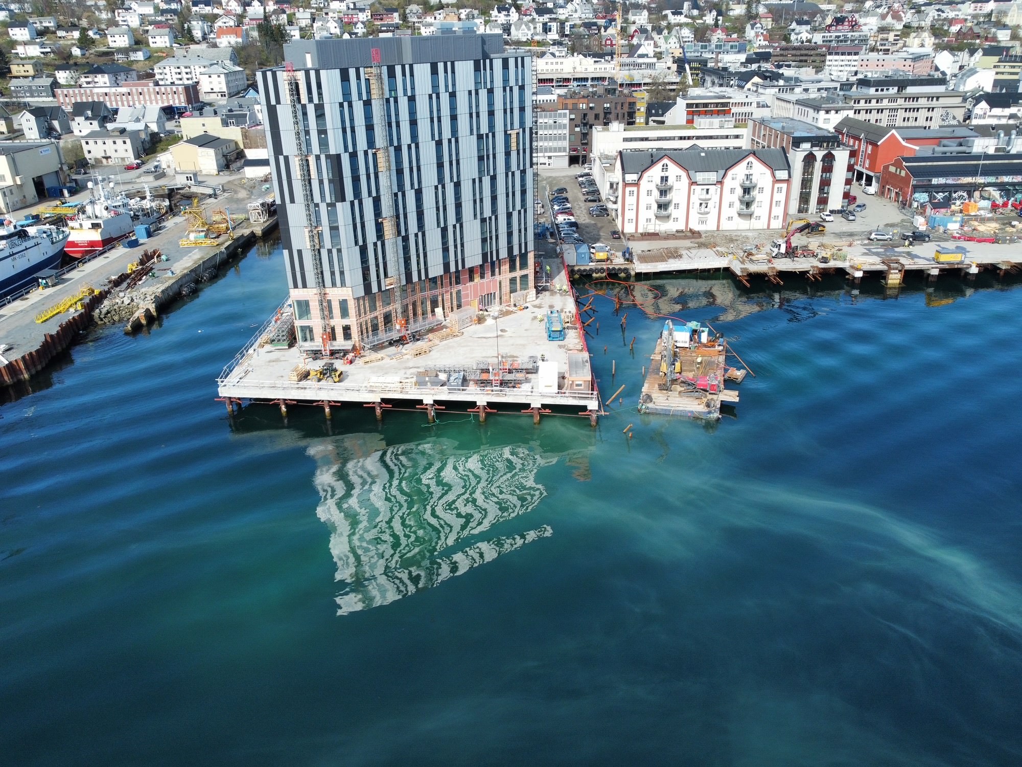 Ferdig fundamentering ved Kaarbø hotell – Polar Pel AS